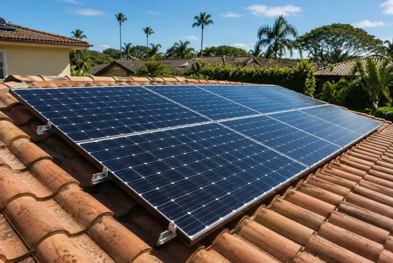 Installation de panneaux solaires à Bélarga